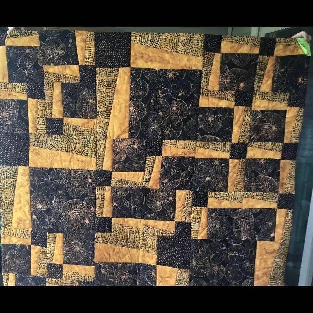Handmade Lap Quilt. 52” X 52”